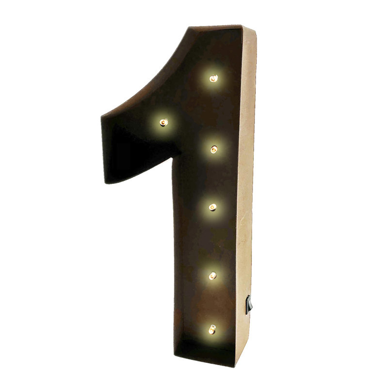 Enseigne lumineuse de style rétro à DEL moscopate, 1