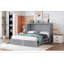 Lit escamotable mural Murphy avec tiroir et ensemble de prises et de ports USB-502351309-502351311