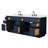 Beckett TK 84'' Double Bathroom Vanity with Quartz Top-99460199-99460203-124967406