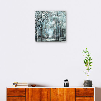 Summertime Blues Light by Studio Arts Canvas Art Print