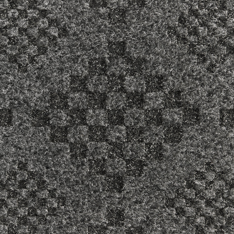 Tapis de porte TerraGrip Diamond Geo, Gris anthracite / gris