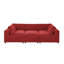 Canapé modulaire réversible en velours côtelé-130154475-130154477