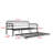 Metal Daybed Frame With Trundle, Heavy Duty Steel Slat Support Sofa Bed Platform With Headboard, No Box Spring Needed