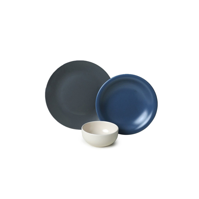 Negus 24 Piece Ceramic Dinnerware Set - Service for 6