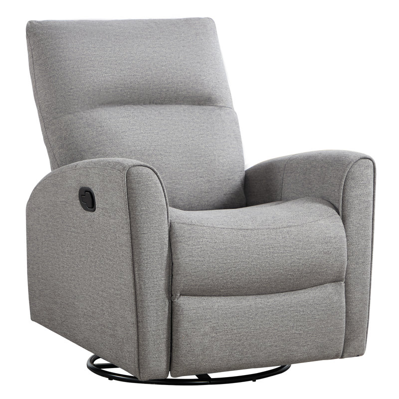 Fauteuil inclinable manuel pivotant de 32,3 po de largeur, Gris clair