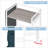 Bathroom Storage Shelf Gray
