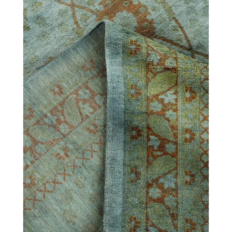 Zanyra, One-of-a-Kind Hand-Knotted Area Rug - Grey
