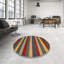 Tapis rouge/beige/bleu contemporaine Flaxville-795793800