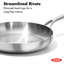 OXO Mira 3-Ply Stainless Steel Frying Pan Set, 8" And 10"