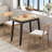 Extendable Dining Table Space-Saving Folding Kitchen Table W/Storage Compartment