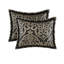 Édredon très grand 8 pièces, motif texturé, coussins décoratifs avec tissage à l'année, couleurs douces et élégantes, coussins brodés, fer à vapeur pour les plis