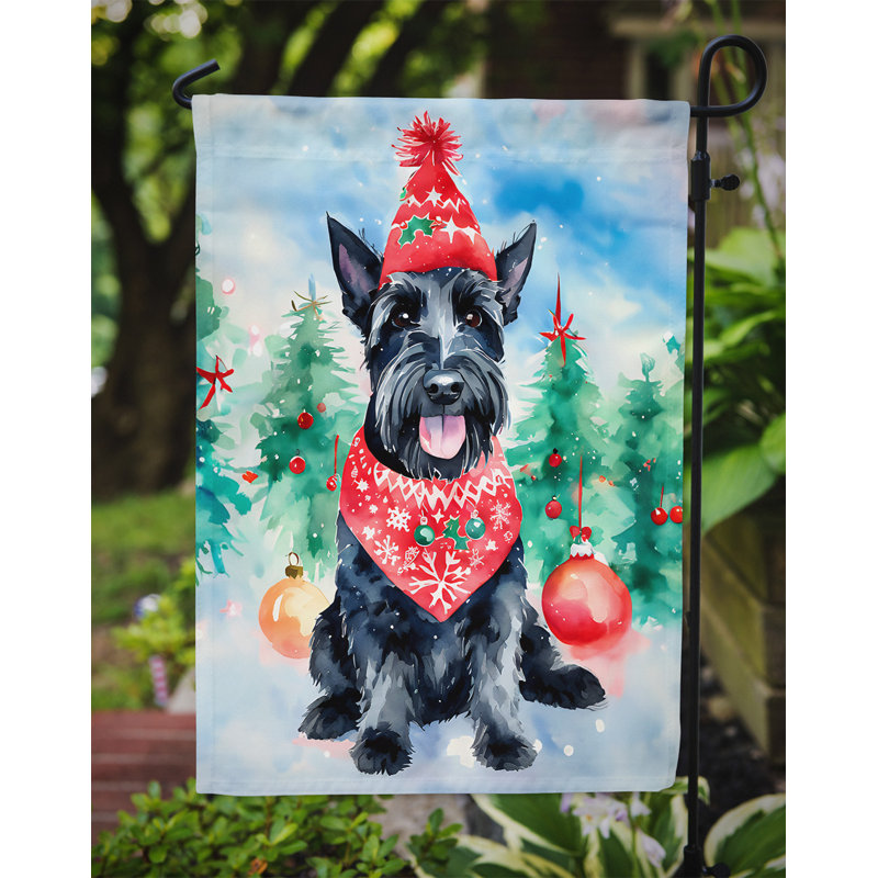Drapeau de jardin en polyester à 2 faces, H 15,5 po x l 11,25 po
