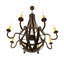 Lustre empire 8 lumières Seigle