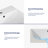 15.7" W x 16.5" D White Rectangular Wall-Mount/Vessel Bathroom Sink with Overflow Hole