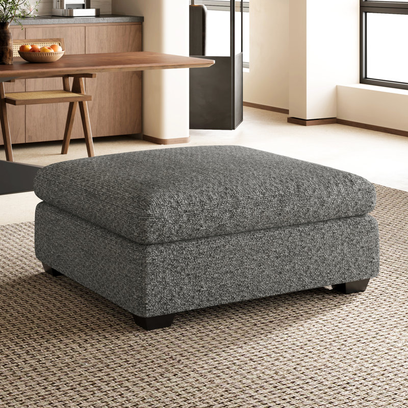 Repose-pieds modulaire et imperméable Cambria Chenille, Gris clair