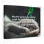 Shall Be Diminished Proverbs 13:11 - Wrapped Canvas Print-1466940575