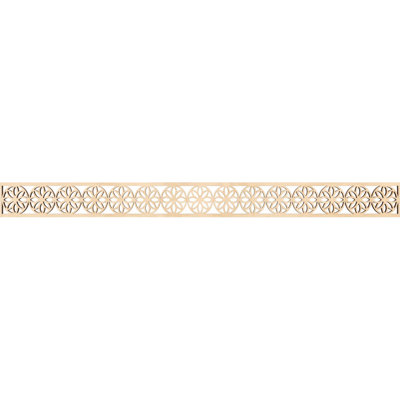 46 3/8"W x 4"H x 3/8"T Blume Fretwork Moulding, Birch