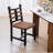 Black Solid back side Chair(Set of 2)