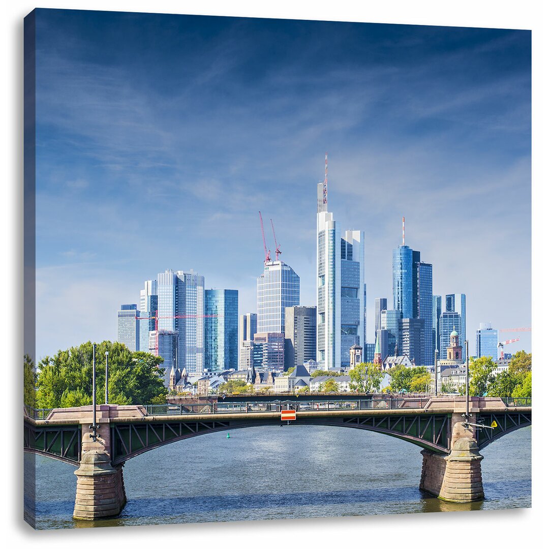 Leinwandbild Skyline von Frankfurt am Main