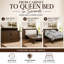 Lit escamotable Night & Day Furniture avec matelas en mousse à mémoire de forme de 15 cm (6 po), format Queen, blanc vintage et quincaillerie Ranchero-1232646850