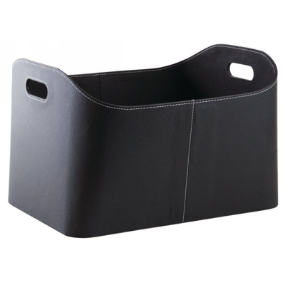 Nico Faux Leather Log Carrier