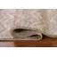 Tapis beige noué à la main de conception unique 5 pi x 7 pi 9 po