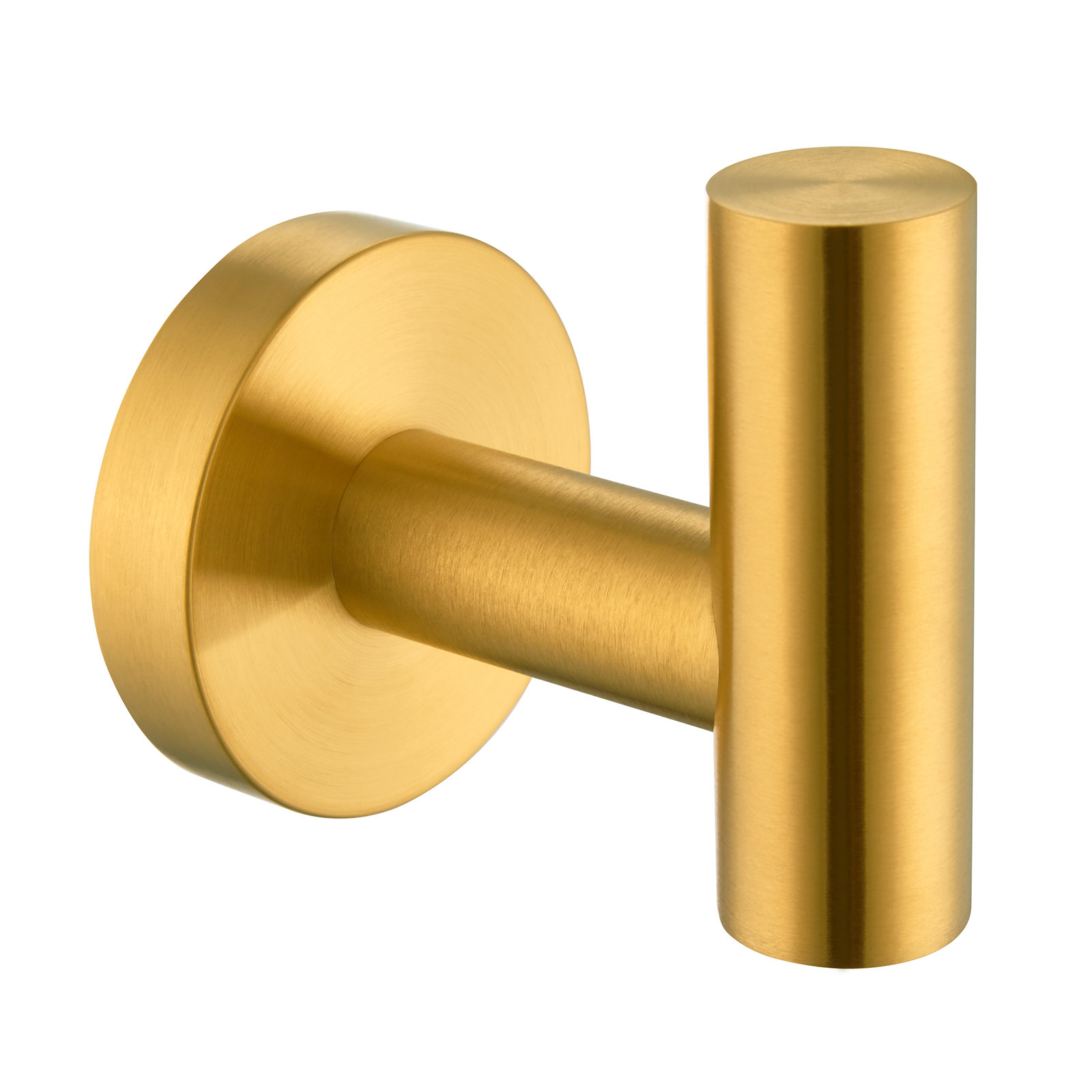 AngleSimple AF084 Wall Mounted Towel Hook Finish: Brushed Gold