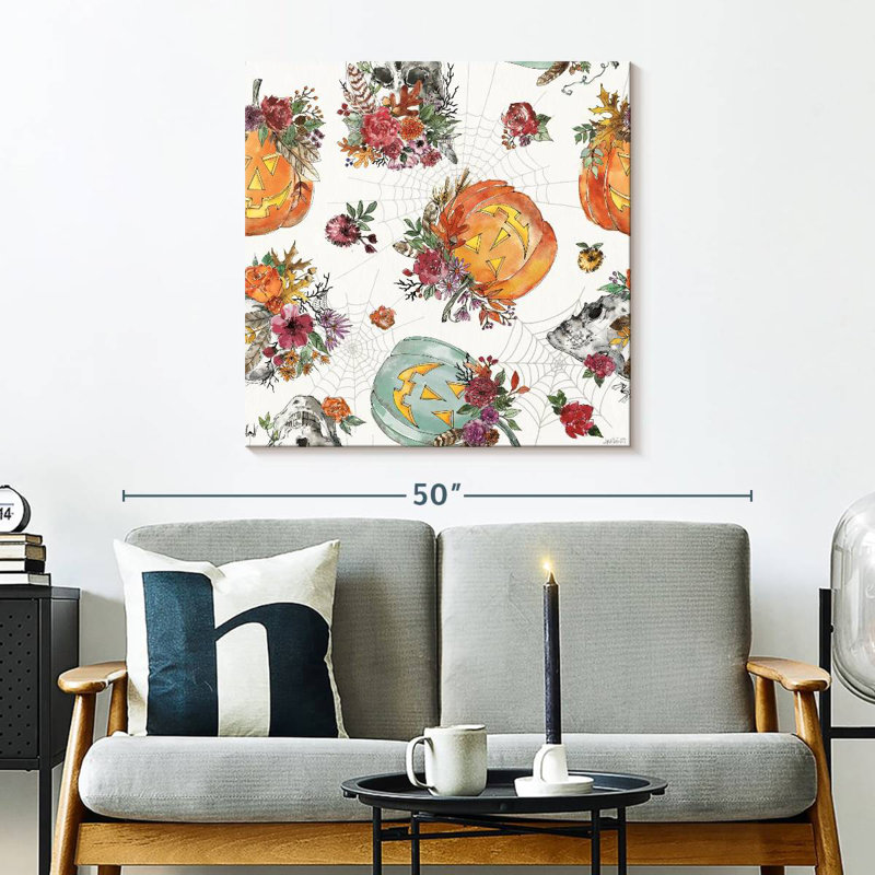 Motif de style effrayant Lelend I, H 30 po x l 30 po