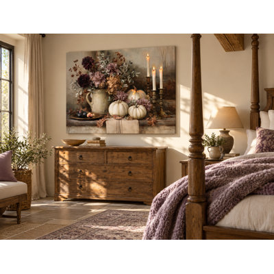 Art mural sur toile Quiet Ivory Harvest