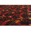 Rangement à la main one-of-kind-noué la 2010 goliath noir/bourgogne 8 pi 2 po x 10 pi zone de laine 3 po tapis Céline
