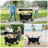 4-Seater Wagon Stroller with Push & Pull Handle, Adjustable Canopy & 5-Point Harness-125367292-125367291