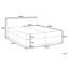 Guss Upholstered EU Double - 140 X 200 Cm Bed with Mattress