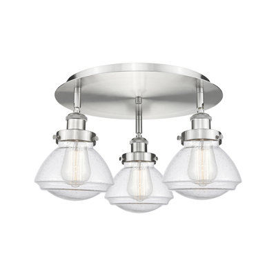 Almarosa Glass Flush Mount