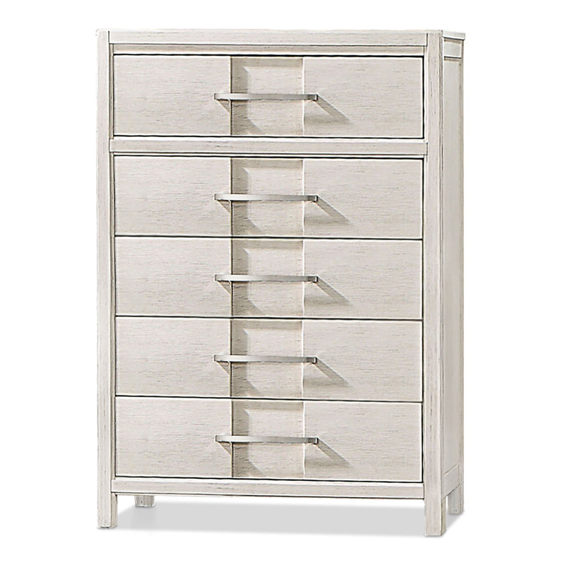 Cayer 34'' W 5 - Drawer Dresser, White