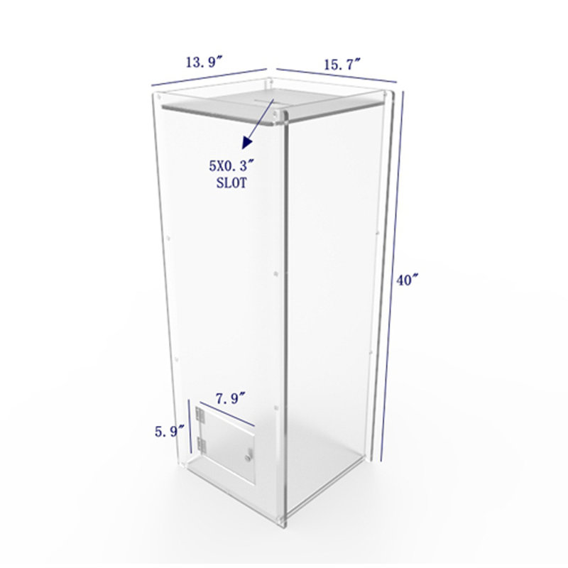 Boîte de charité FixtureDisplays