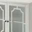 Console blanche avec 2 portes