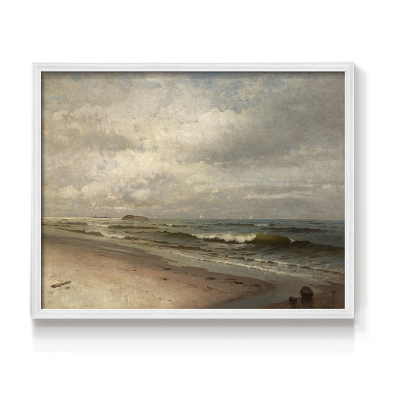 Paysages rétro-9 - reproduction encadrée - réaménageable, H 8 po x l 10 po, Blanc