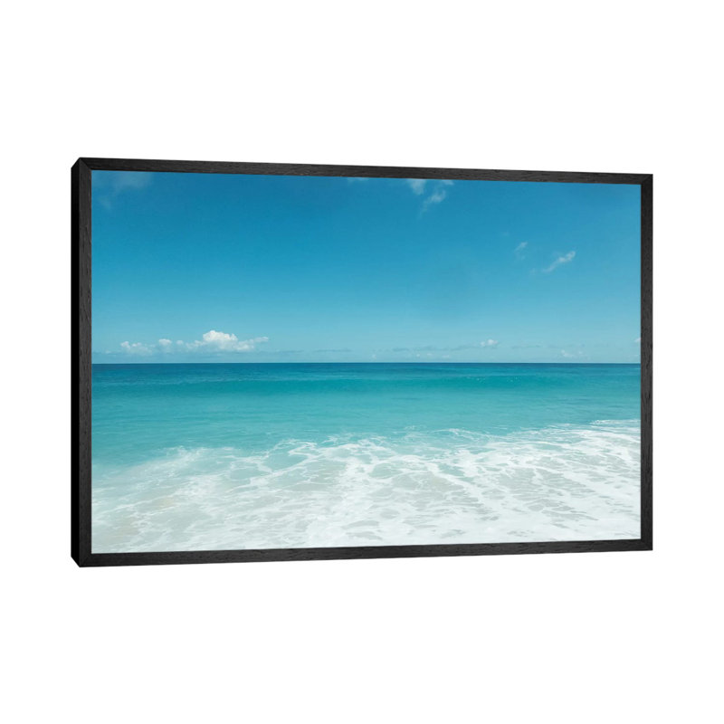 Hawaiian Water XI by Bethany Young - Print on Canvas, 66.04cm H x 101.6cm W x 3.81cm D, Black Framed