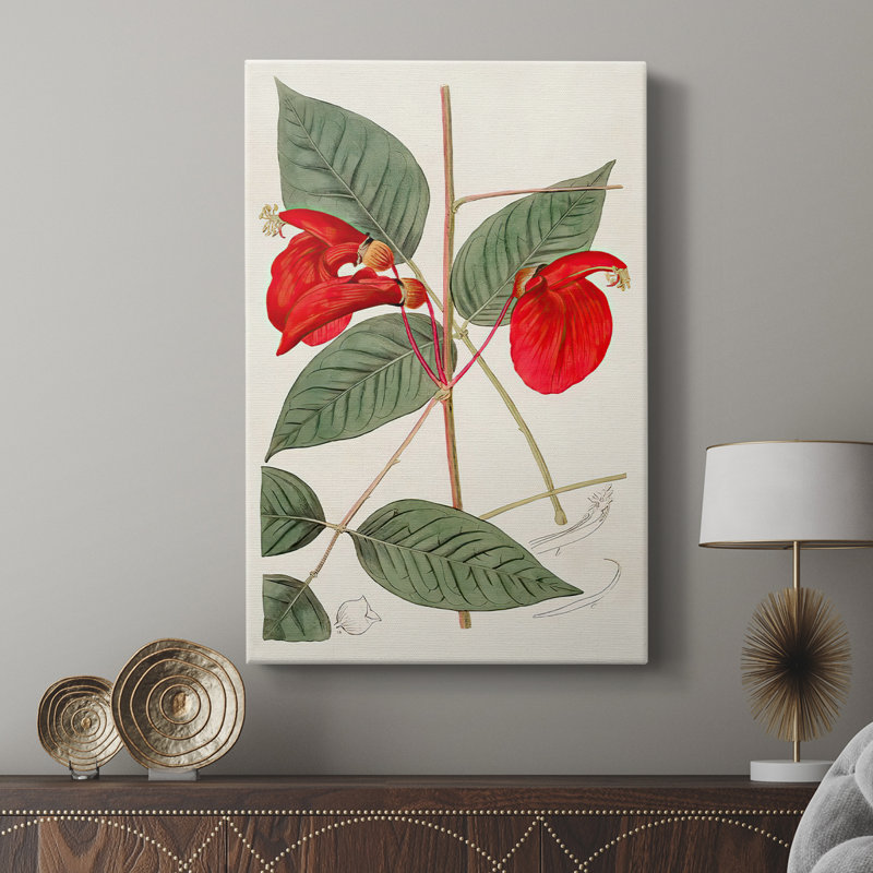 FloraOf TheTropics II - Cavas de galerie sur mesure, H 36 po x l 24 po