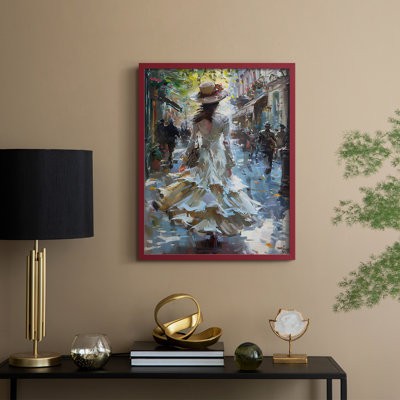 Reproduction encadrée WOMEN Series DCXLIV - bois massif