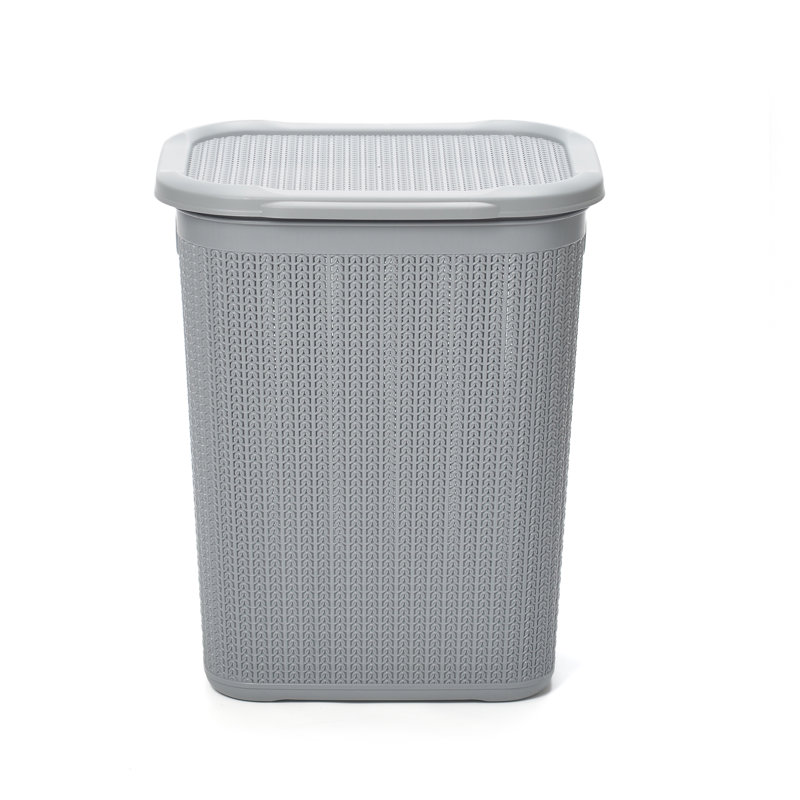 Plastic Laundry Sorter, Grey