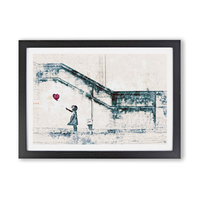 There Is Always Hope Girl With Red Balloon by Banksy - Painting