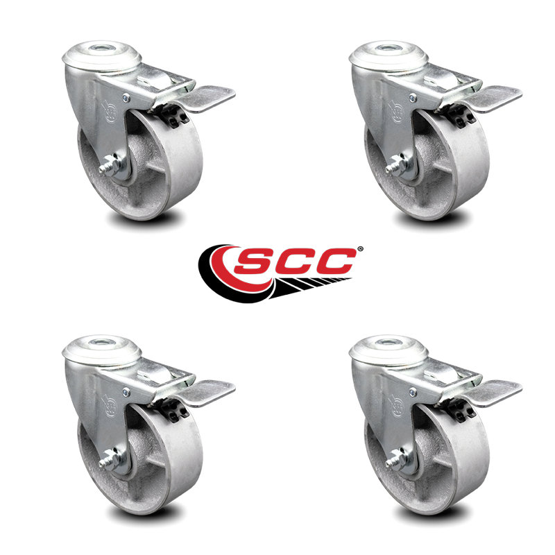 Semi Steel Caster with Total Lock Brake