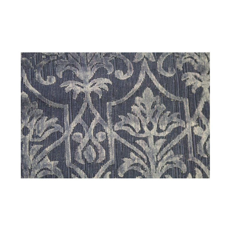 Damask Area Rug in Blue
