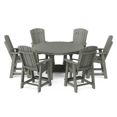 Heritage 7-Piece 60" Pub Counter Set