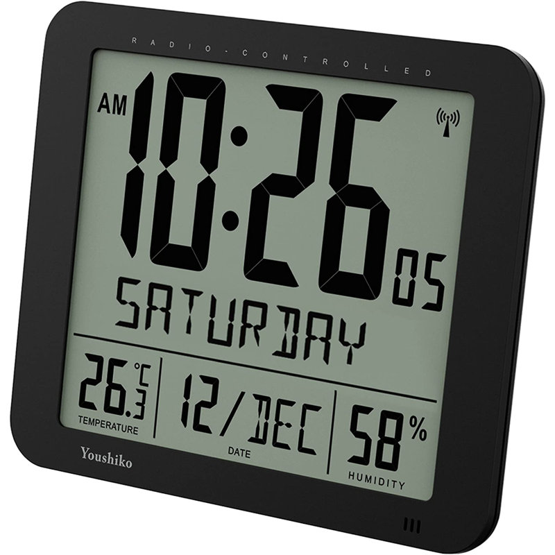 Eleuteria Digital Wall Clock