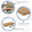 Harbour Housewares - Modern Floating Wall Shelves-79460273-79460274