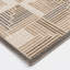 Tapis intérieur / extérieur géométrique crème / brun clair-1103299318