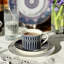 Tasse à thé classique en porcelaine cobalt