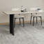 All-natural rock plate dining table and chair set-110083969